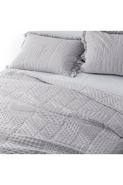 Madame Coco Maryon Einzel-Tagesdecke - Grau