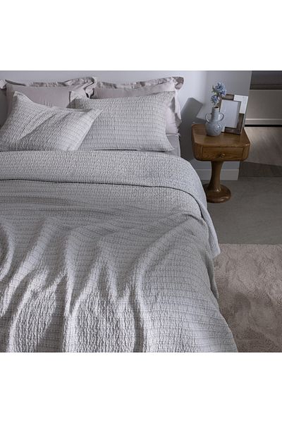 Madame Coco Petite Doppelbett-Tagesdecke - Grau