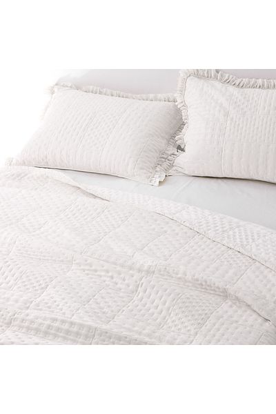 Madame Coco Maryon Doppelbett-Tagesdecke - Weiß