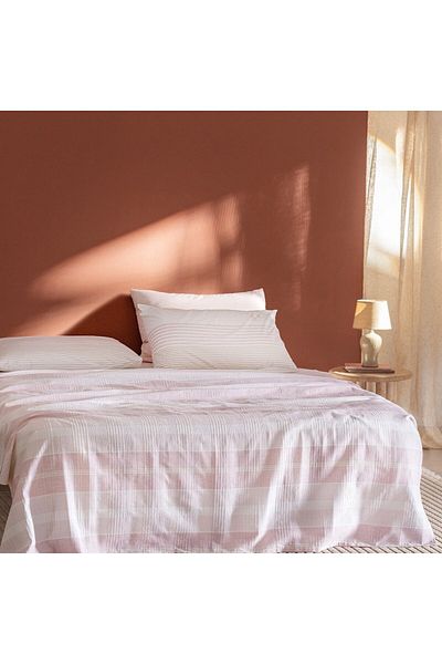 Madame Coco Henri Doppeltes Ecocell-Piqué-Set mit Print