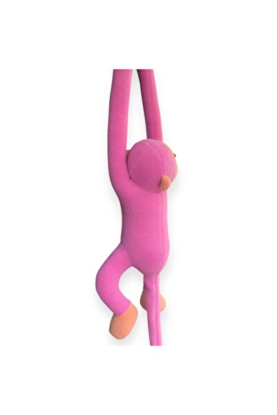UgurToyss Pembe Peluş Oyuncak Maymun,elleri Yapışabilen Sevimli,hediyelik Maymun Oyuncak 70 Cm