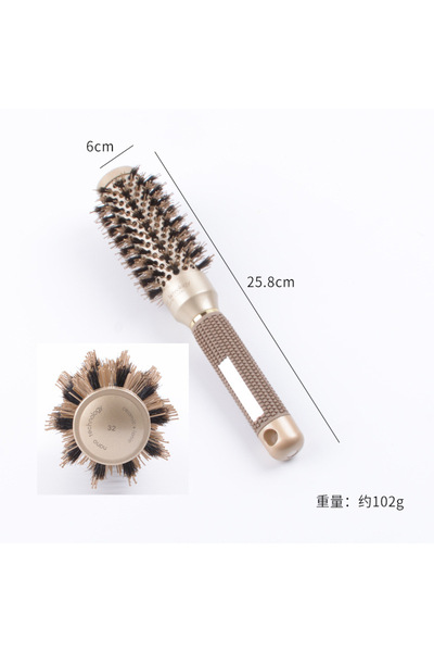 Generic 4 Different Sized Cylindrical Curling Brushes Air Bristle Ceramic Curling Brush Styling Brush
