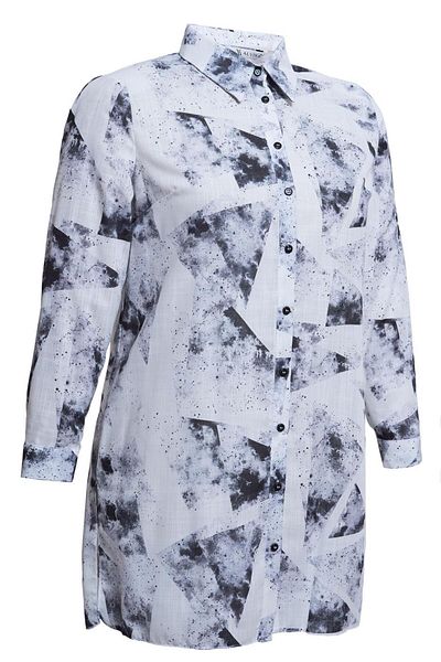 Alvina Plus Size Patterned Tunic 20512
