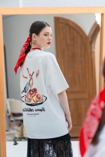 Re-SIS Sapori Autentici Graphic Oversize T-Shirt