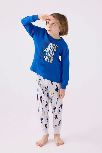 Rolypoly Boy's double set - cobalt