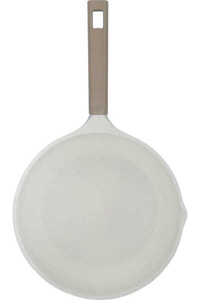 Alsaif Gallery Light Gray Korean Cookware Set With Granite Handle, 9 Pieces