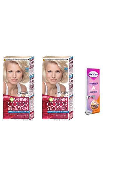 Garnier Çarpıcı Renkler Boya S10 Ekstra Açık Elmas Sarısı 2 Adet(ESKİ NUMARASI 110)