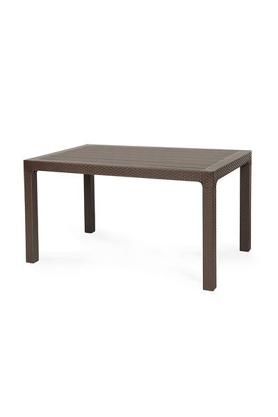 Homelux Arizona Terrace Table, 140 x 80 x 75 cm, Brown, Rattan-like Appearance