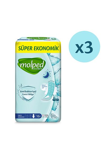 Molped 48 Extra Hygiene Night Super Advantage Package