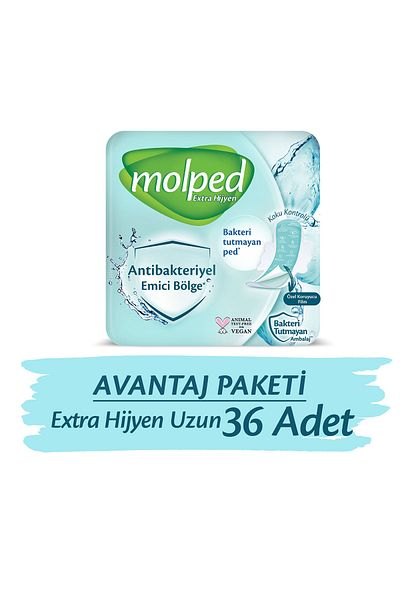 Molped Extra Hygiene Long Advantage Package 36 Pieces