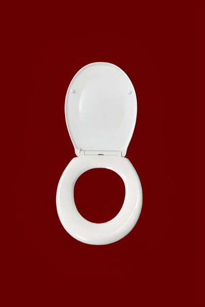 HONEYBEE High-Quality and Durable UF OBF Toilet Seat Cover White