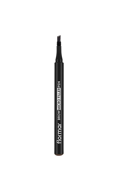 Flormar Eyebrow Filler Pen (Dark Brown) - Brow Micro Filler Pen - 004 Dark Brown - 8682536038546