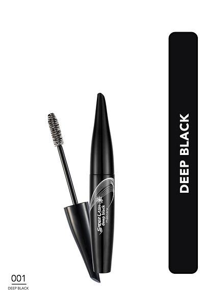 Flormar Volumizing Mascara (BLACK) - Spider Lash Mascara - 001 Deep Black -8690604110643