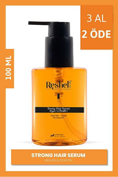 Reshell Onarıcı Besleyici Argan Ve Keratin Saç Bakım Yağı 100 ml
