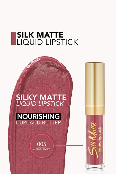 Flormar Flormar Silk Matte Liquid Lipstick 005 Autumn Timber