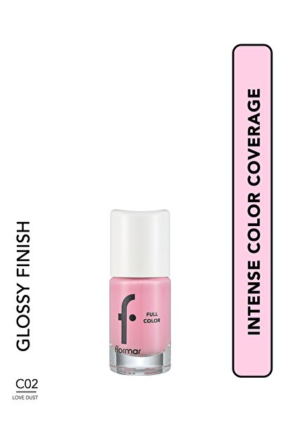 Flormar طلاء أظافر فلورمار كامل الألوان FC02 لوف داست