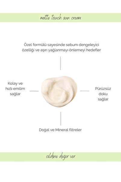 Reshell Yağlı Ciltlere Özel Mat Bitişli Yüz Güneş Kremi Spf 50