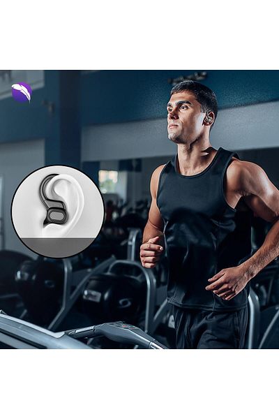 Generic سماعات أذن Vv2 Bt5.0 (مع علبة شحن) سوداء، سماعات أذن لاسلكية بتقنية البلوتوث، سماعات أذن رياضية