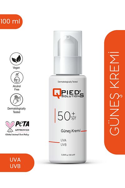 Qpieds Solutions 50 Spf Anti-Blemish High Protective Face Sunscreen 100 ml