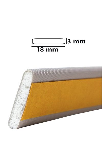 BABAWİCK Gray Polyurethane 4 Meters Sound Heat Dust Insulation Wick Door and Window Adaptation