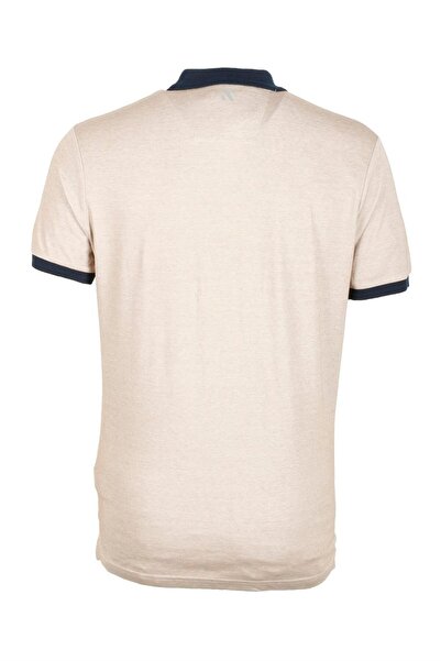 NCS Men's Polo Neck T-Shirt Stone 100% Cotton Slim Fit T-Shirt Jeans 1136