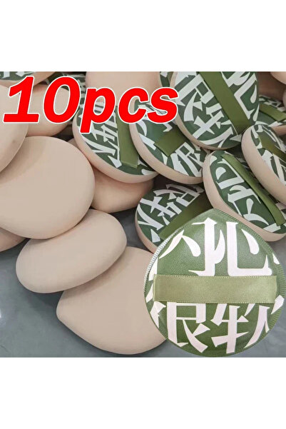 Choice 10 قطع من إسفنجة مستحضرات التجميل السميكة للغاية كبيرة الحجم لإخفاء كريم الأساس وسائد إسفنجية للاستخدام الرطب والجاف للوجه