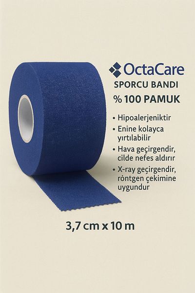 Octacare Rigid Fixation Adhesive Athlete Bandage 3.7cm