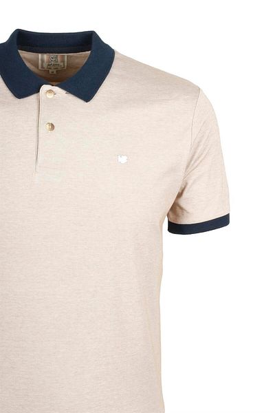 NCS Men's Polo Neck T-Shirt Stone 100% Cotton Slim Fit T-Shirt Jeans 1136