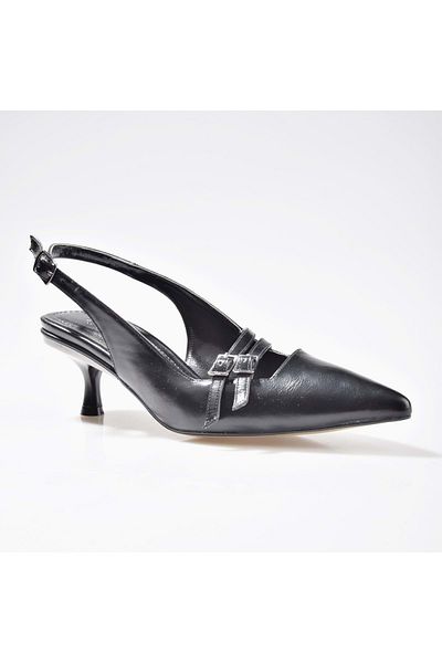 ERDAL KOÇYİĞİT AYAKKABI Ek Park Moda K6565 Women's Short Heeled Shoes