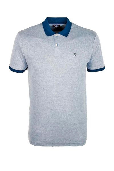 NCS Men's Polo Neck T-Shirt Navy Blue 100% Cotton Slim Fit T-Shirt Jeans 1136