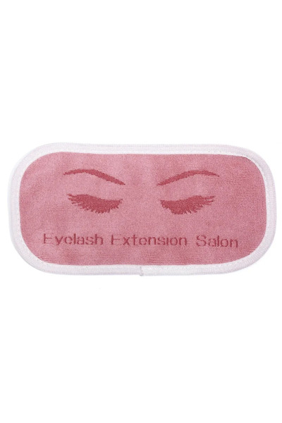 Choice1 وردي - قطعة واحدة من ملصقات الرموش الصناعية الاحترافية، حامل منشفة ناعمة، صينية وسادات رموش مطعمة