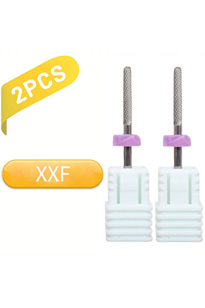 Choice قطعتان من رؤوس مثقاب الأظافر الاحترافية المصنوعة من الكربيد - مقاس 3/3...