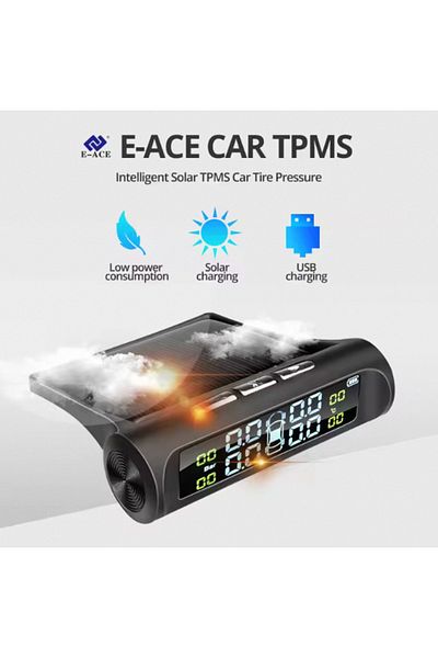 E-ACE K01-external Sensors K01 Tpms Solar Sensor Intelligence Wireless Tire Pressure Monitoring Sys