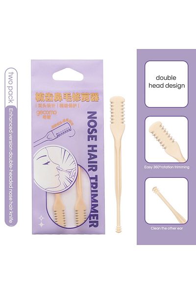 Choice Double Head G1100-3 Gecomo Comb Nose Hair Trimmer Nose Hair Scraper Clean Nose Hair Trimmer Shaving