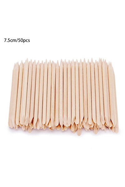 Choice 3BF046-50S 50/100 قطعة من أداة دفع أظافر الأظافر، أعواد خشبية برتقالية...