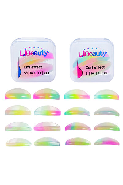 Choice Colorful Libeauty 8 Pairs C&L Curl Silicone Perming Pad Lash Lift Pad Lifting 3D Eyelashes Eyelash L