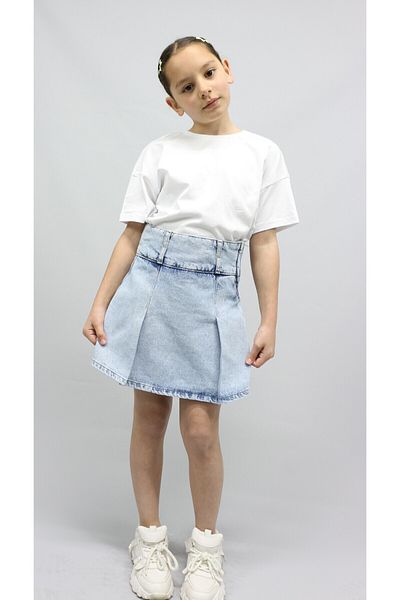 Ede Tekstil SEZON NOU FETE JEANS SHORTS FUSTA
