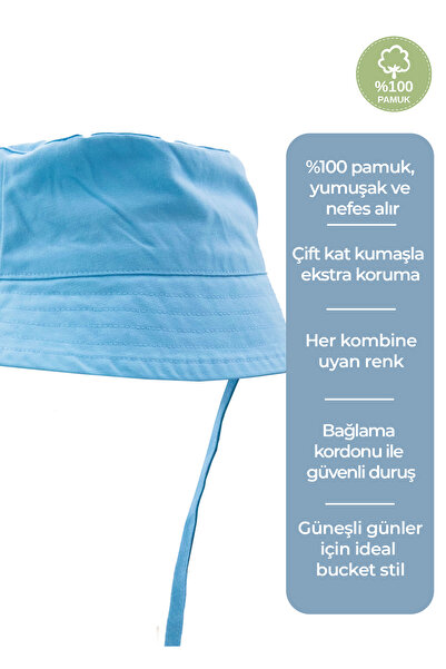 Ozmoz By Mukadder Özden 100% Cotton Canvas Children's Hat