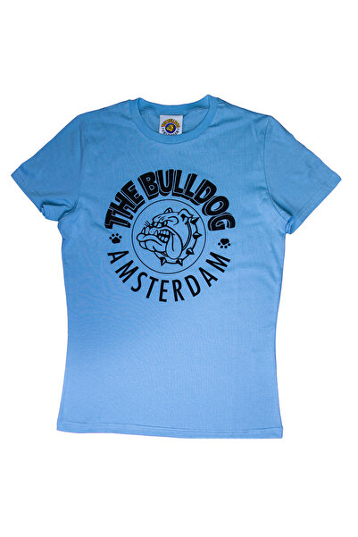 SAFECARE Tricou Albastru The Bulldog Amsterdam Original Black Logo Marimea L