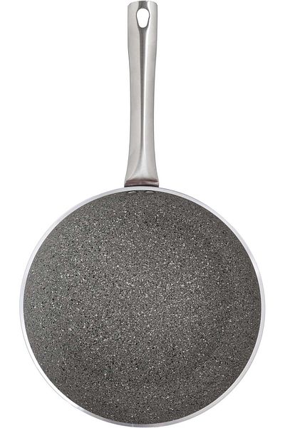 Alsaif Gallery Turkish Pink Granite Set With Stainless Steel Handle Glass Cover, 9 Pieces