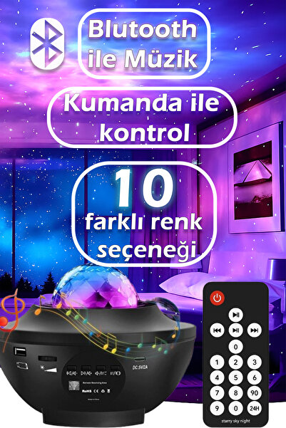 anaway shopping Galaksi Projektör Lambası, Galaksi Gece Lambası, Okyanus Dalg...