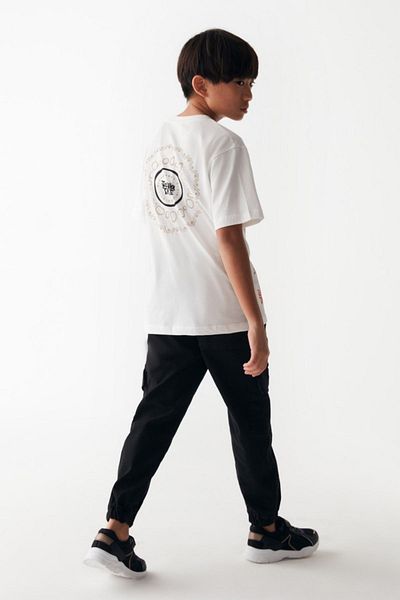 HAUSEkids 8-14 Years Joshua Black Boy Set - Ecru
