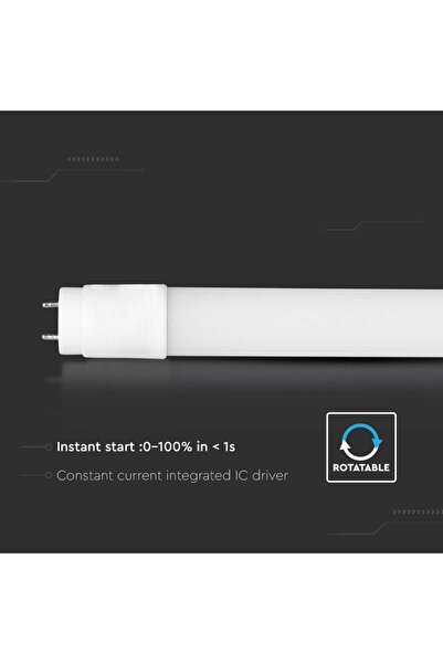 V-TAC Tub Led T8 18w 120cm Nanoplastic Lumina Rece