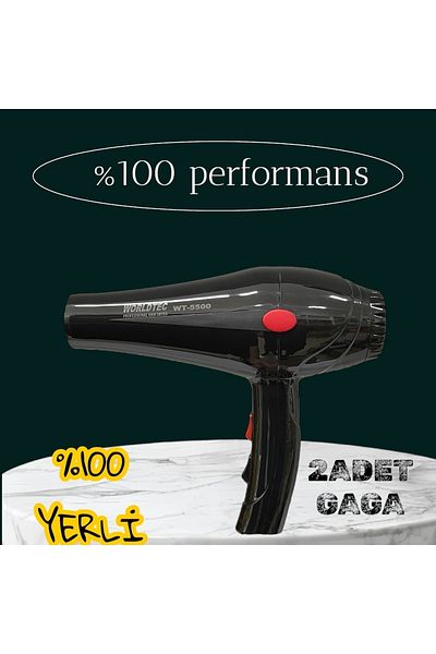 Worldtec 2400 W Turbo Professional Hairdresser Blow & Hair Dryer Ac Motor Powerful Motor
