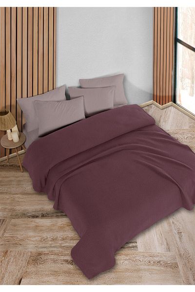 HomeBerry Adaline Plum Single Pique Set 160 X 230 cm