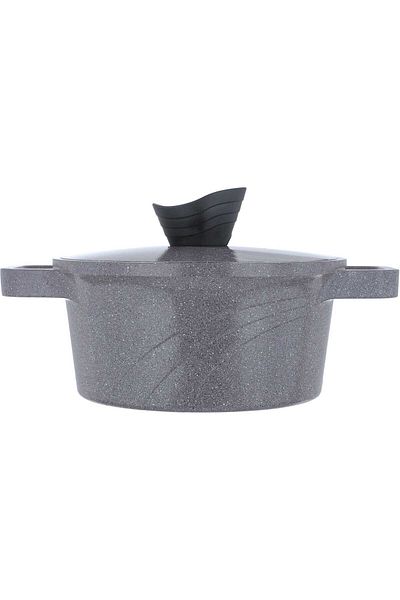 Tornado Korean Granite Cookware Set, 9 Pieces, Gray