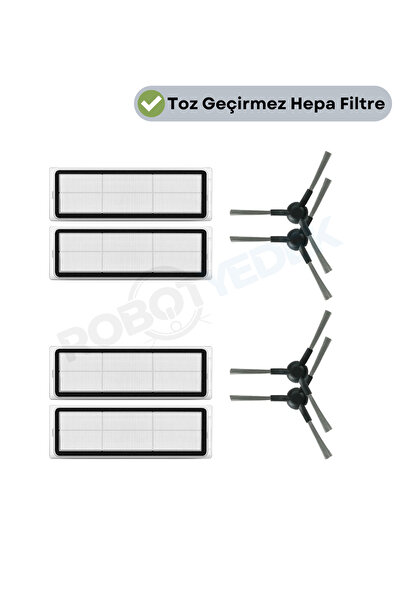 robotyedek Filtru Hepa de înlocuire compatibil Dreame L10S Pro Gen 2 și perie...