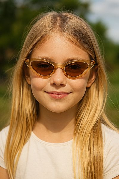 WisstoriaCollections Cat Eye Girl's Cat Sunglasses