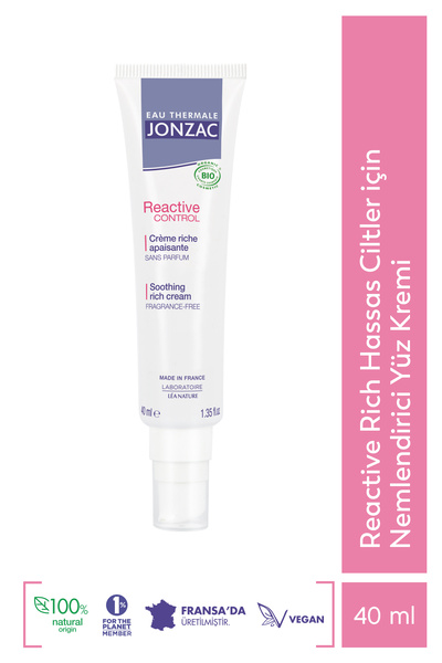 Eau Thermale Jonzac Reaktif Rich Hassas Ciltler Için Nemlendirici Yüz Kremi 40ml