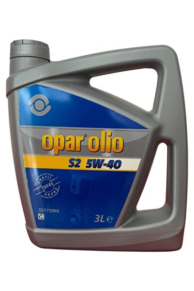 OPAR Olio S2 5w40 3 Litre Motor Yağı 1.4 Benzin Araçlar Için (ÜRETİM YILI 2025)